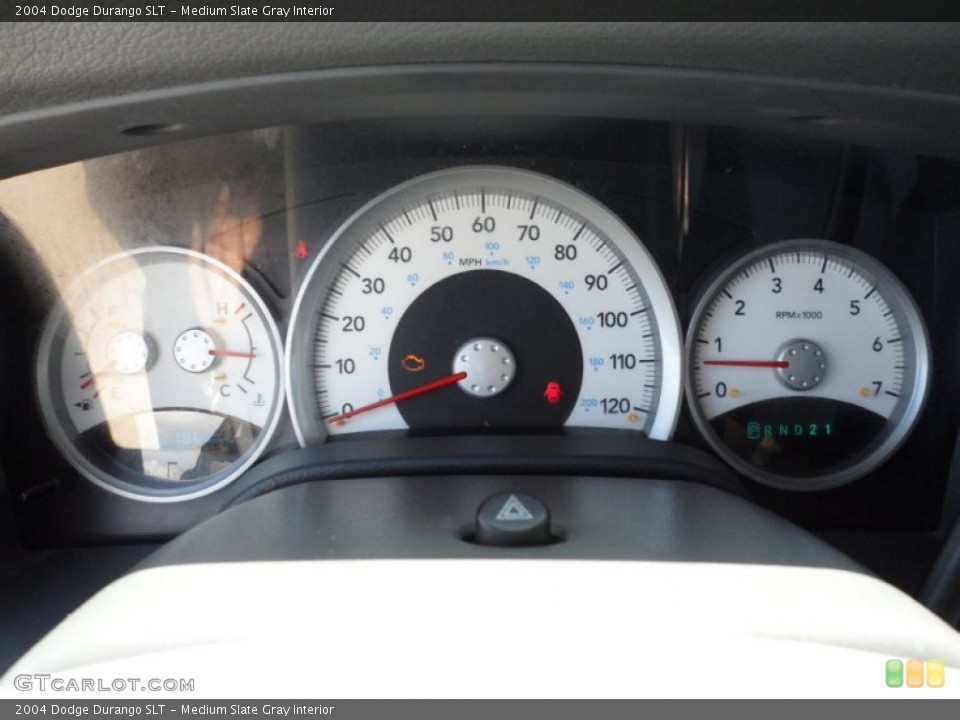 Medium Slate Gray Interior Gauges for the 2004 Dodge Durango SLT #51603517