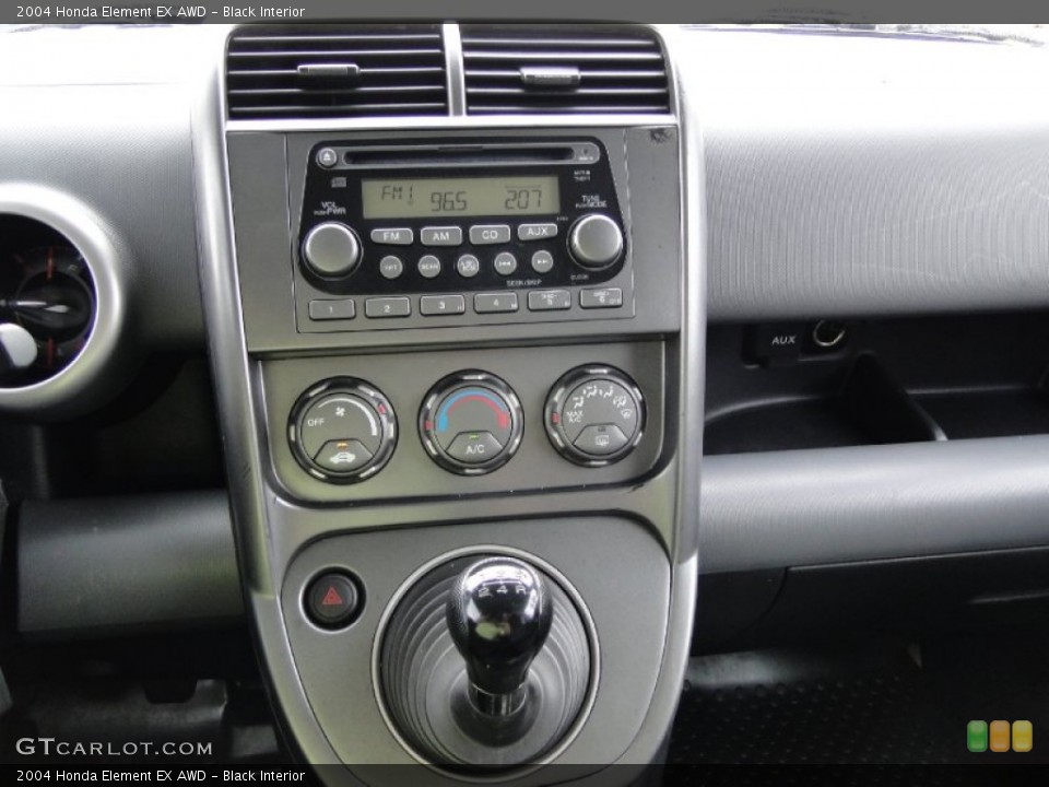 Black Interior Controls for the 2004 Honda Element EX AWD #51604237