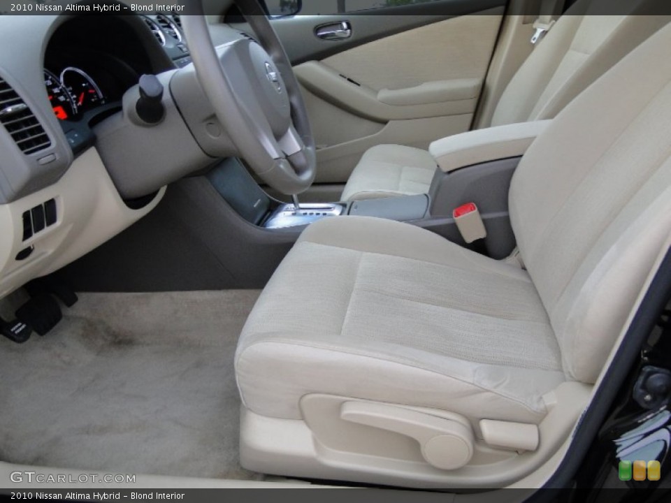 Blond Interior Photo for the 2010 Nissan Altima Hybrid #51604648