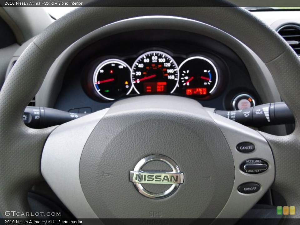 Blond Interior Steering Wheel for the 2010 Nissan Altima Hybrid #51604693