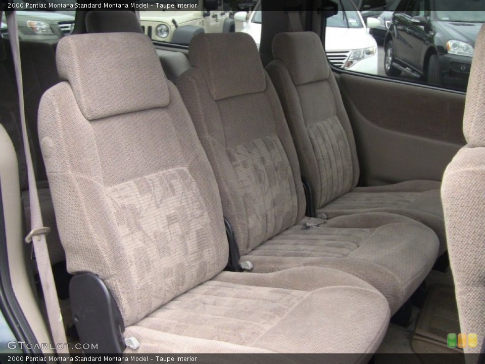Taupe Interior Photo for the 2000 Pontiac Montana  #51605200