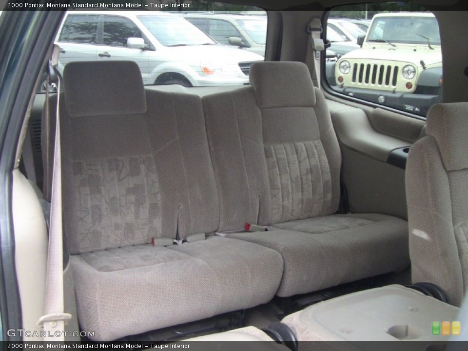 Taupe Interior Photo for the 2000 Pontiac Montana  #51605212