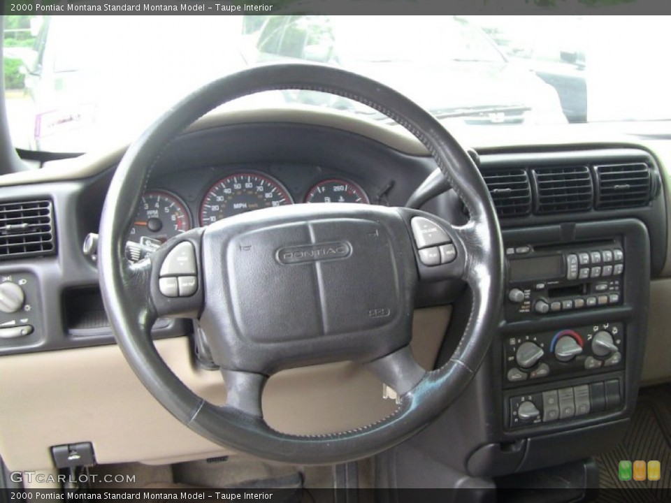 Taupe Interior Dashboard for the 2000 Pontiac Montana  #51605236