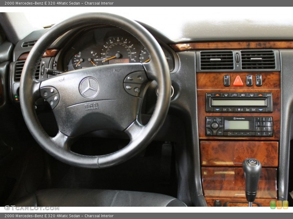 Charcoal Interior Dashboard for the 2000 Mercedes-Benz E 320 4Matic Sedan #51605314