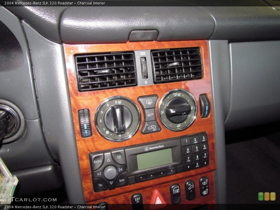 Charcoal Interior Controls for the 2004 Mercedes-Benz SLK 320 Roadster #51609160
