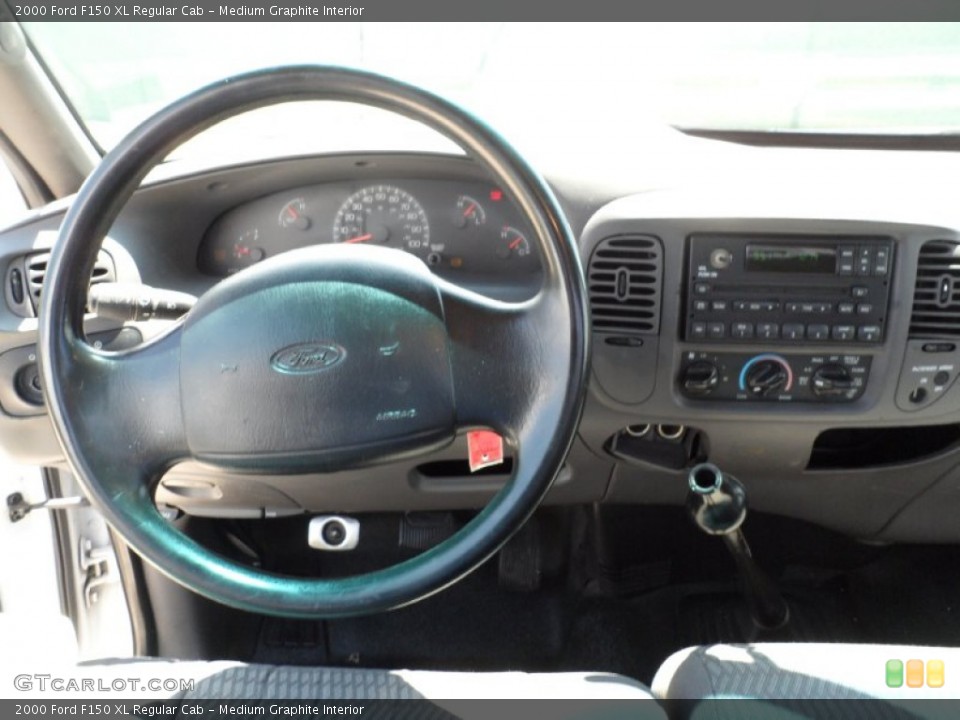 Medium Graphite Interior Steering Wheel for the 2000 Ford F150 XL Regular Cab #51610057