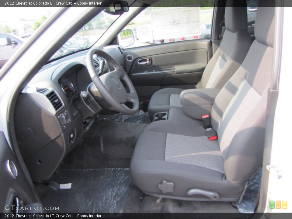 Ebony Interior Photo for the 2012 Chevrolet Colorado LT Crew Cab #51612466