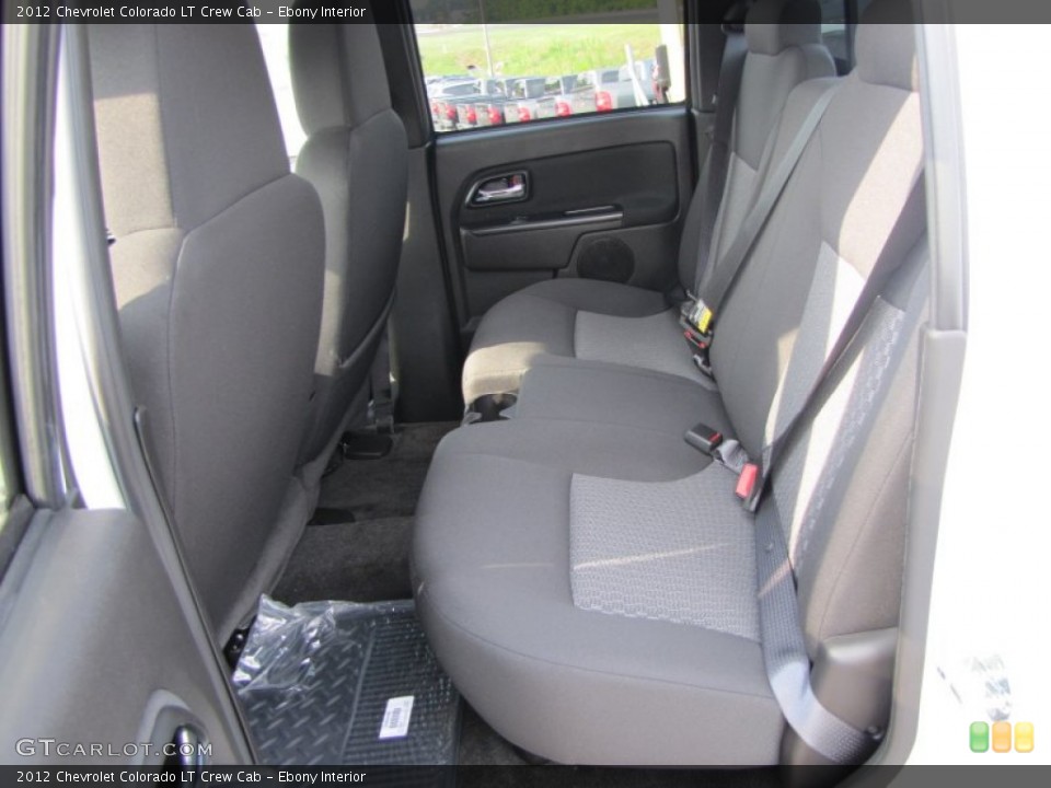 Ebony Interior Photo for the 2012 Chevrolet Colorado LT Crew Cab #51612472