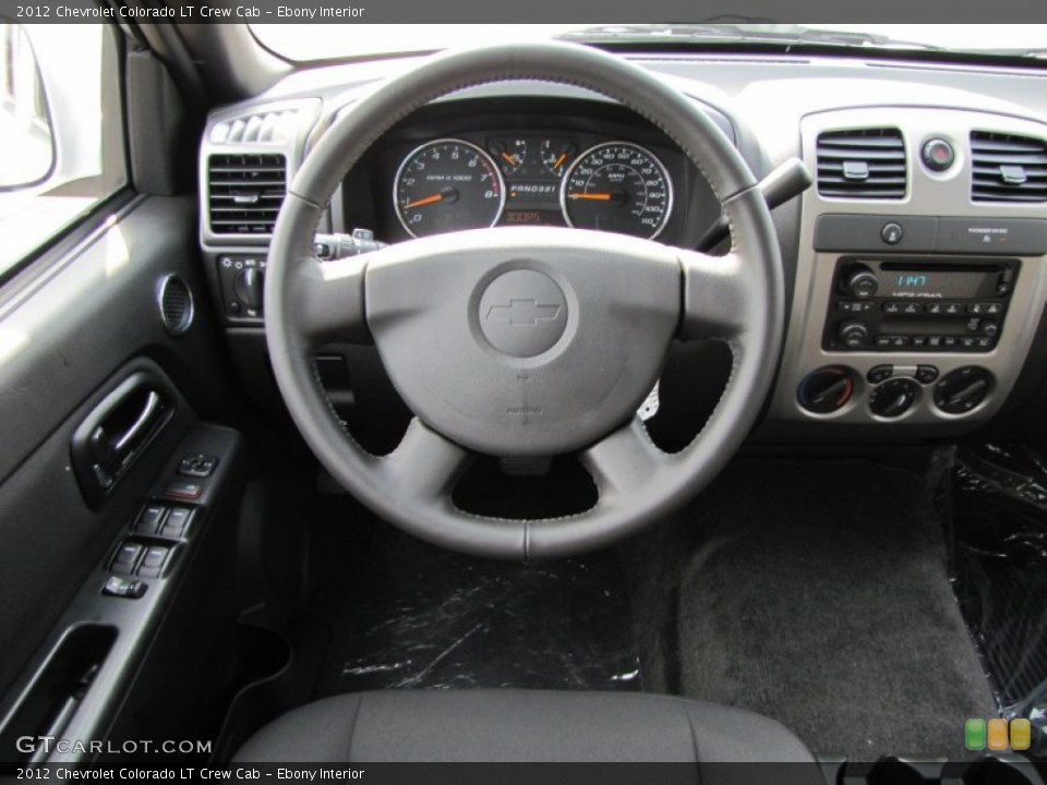 Ebony Interior Dashboard for the 2012 Chevrolet Colorado LT Crew Cab #51612490