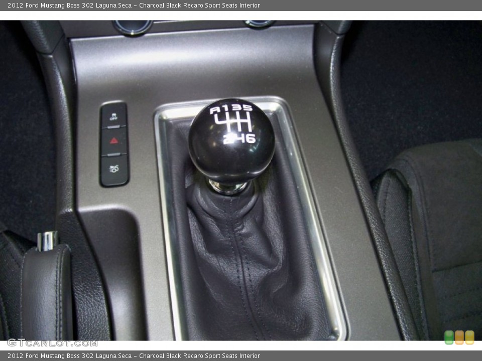 Charcoal Black Recaro Sport Seats Interior Transmission for the 2012 Ford Mustang Boss 302 Laguna Seca #51614542