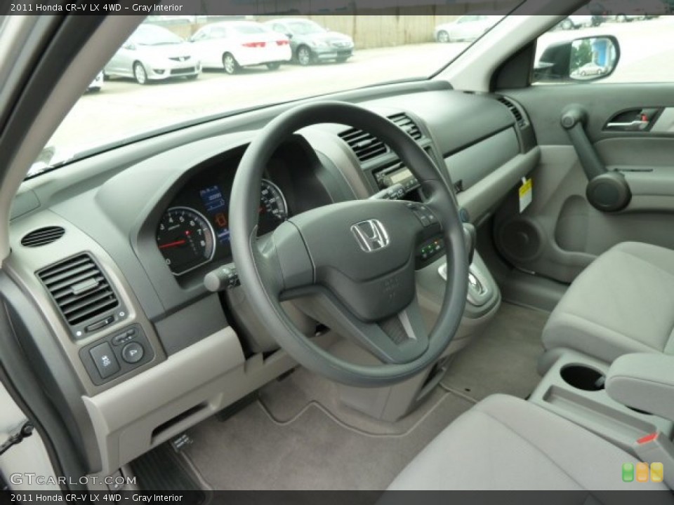 Gray Interior Photo for the 2011 Honda CR-V LX 4WD #51614737