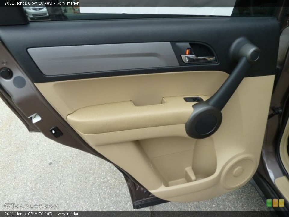Ivory Interior Door Panel for the 2011 Honda CR-V EX 4WD #51615544