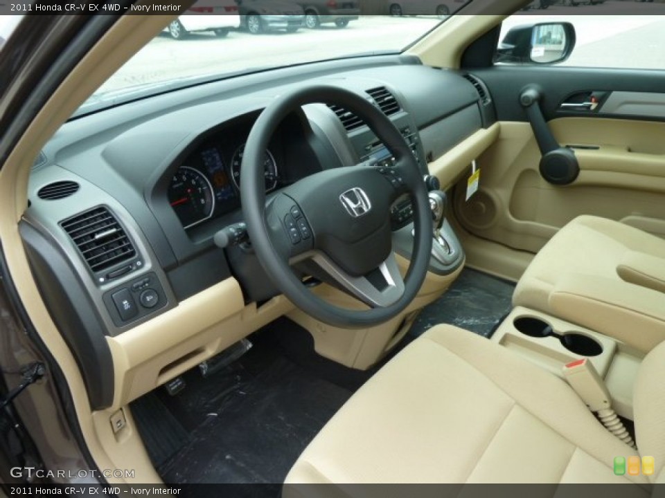 Ivory Interior Photo for the 2011 Honda CR-V EX 4WD #51615601
