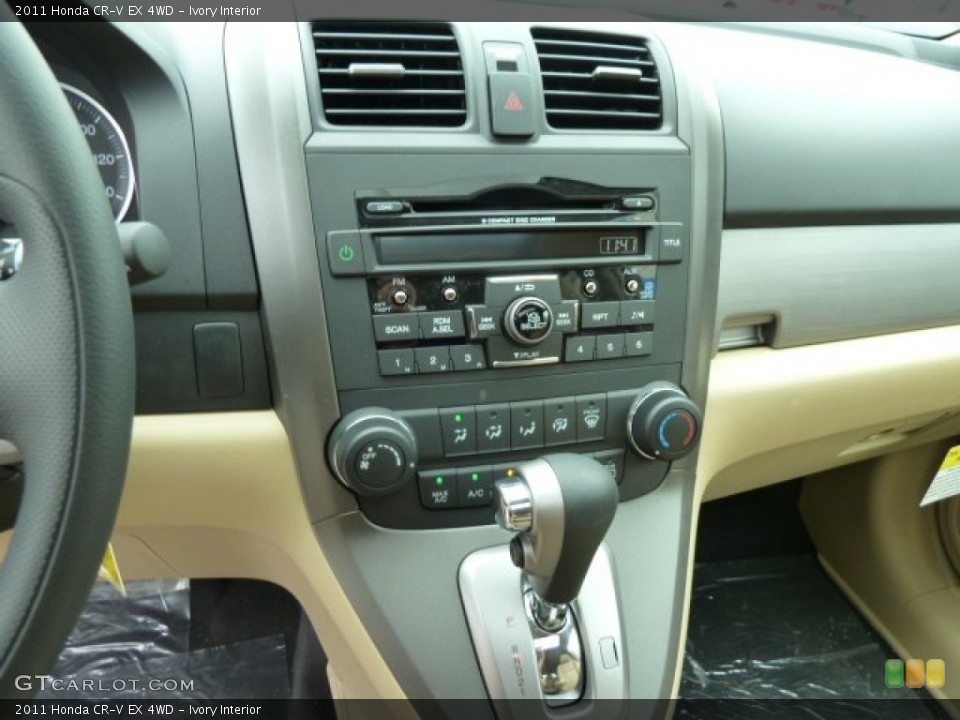 Ivory Interior Controls for the 2011 Honda CR-V EX 4WD #51615613