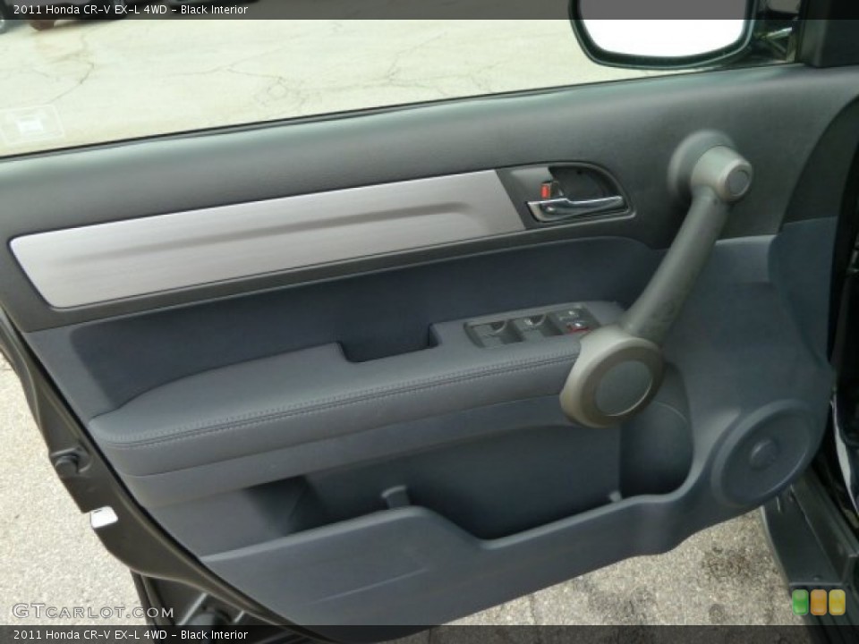 Black Interior Door Panel for the 2011 Honda CR-V EX-L 4WD #51615829