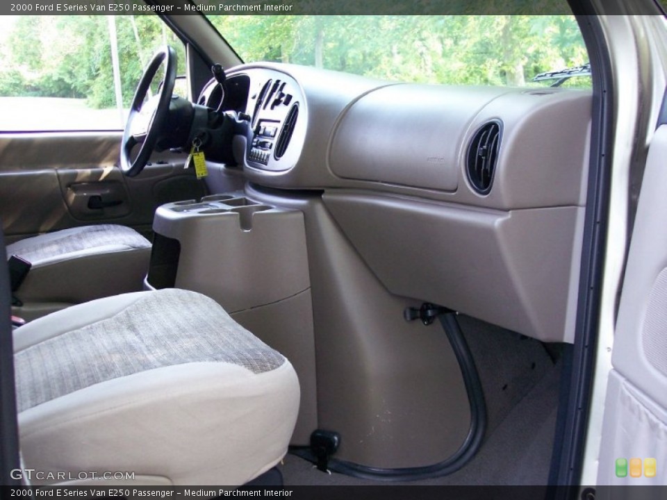 Medium Parchment Interior Dashboard for the 2000 Ford E Series Van E250 Passenger #51616180