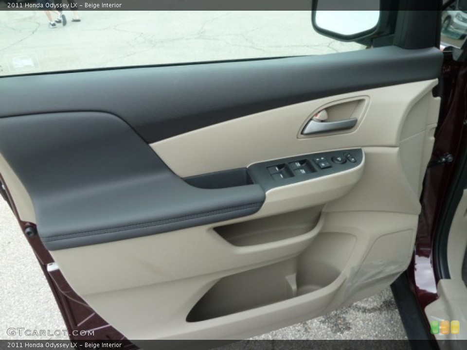 Beige Interior Door Panel for the 2011 Honda Odyssey LX #51616402