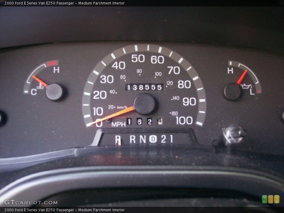 Medium Parchment Interior Gauges for the 2000 Ford E Series Van E250 Passenger #51616561