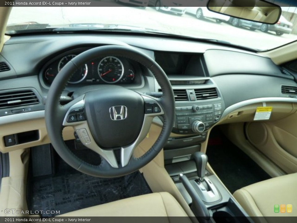 Ivory Interior Dashboard for the 2011 Honda Accord EX-L Coupe #51616957