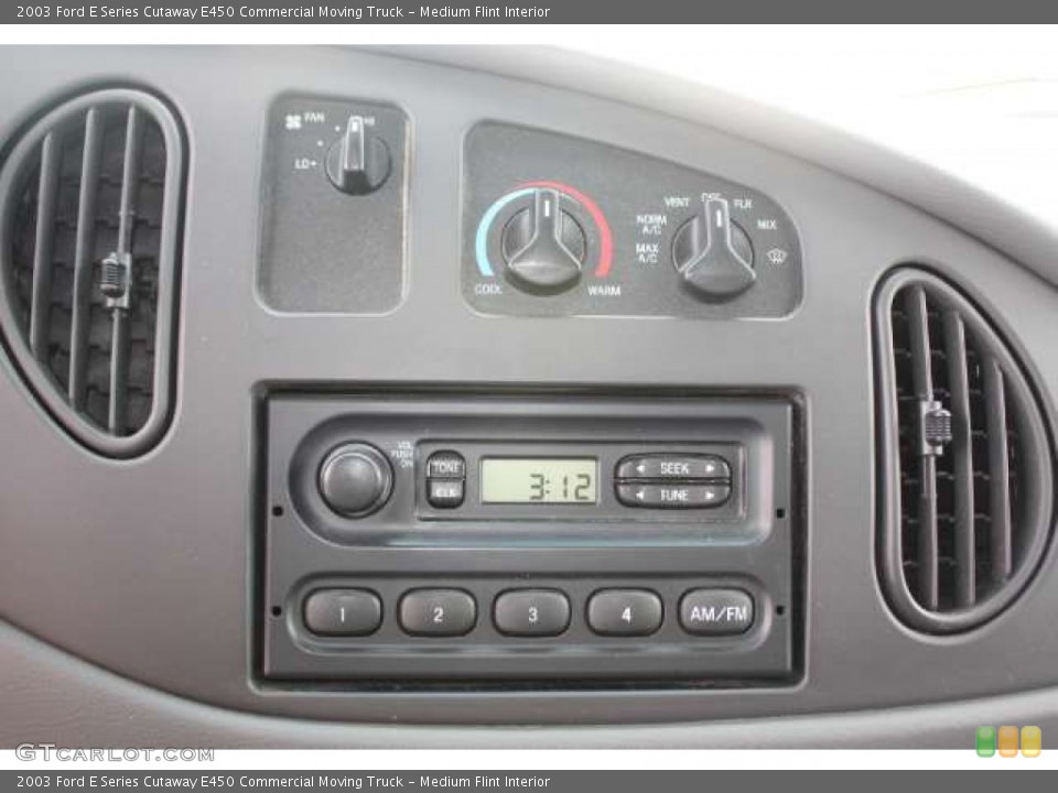Medium Flint Interior Controls for the 2003 Ford E Series Cutaway E450 Commercial Moving Truck #51617581