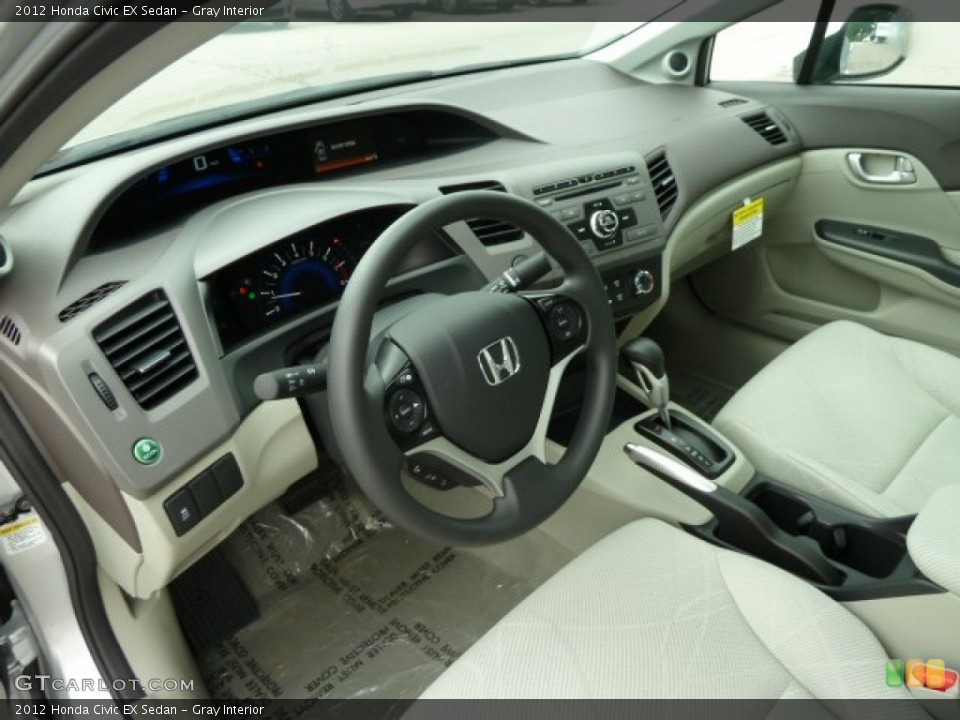 Gray Interior Photo for the 2012 Honda Civic EX Sedan #51617848