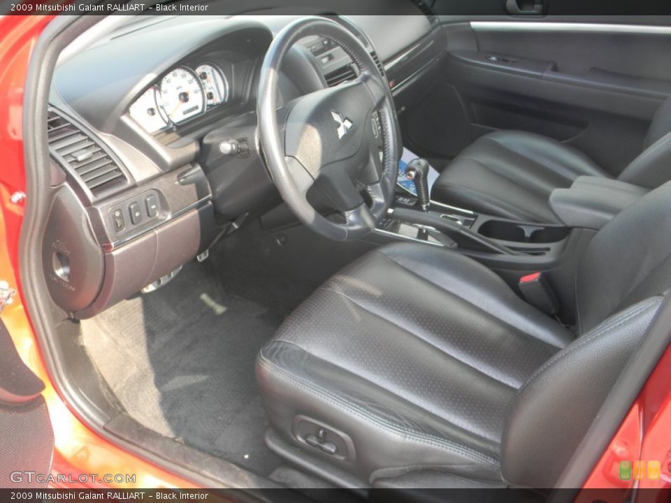 Black Interior Photo for the 2009 Mitsubishi Galant RALLIART #51623779