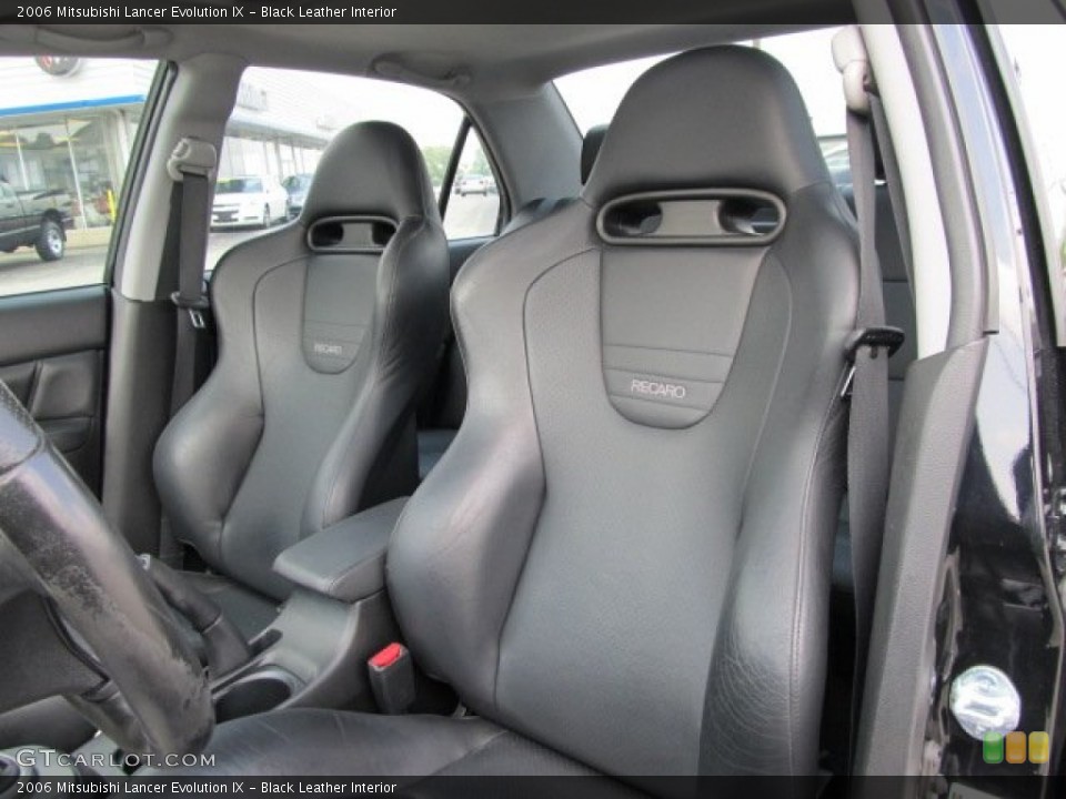 Black Leather Interior Photo for the 2006 Mitsubishi Lancer Evolution IX #51623857