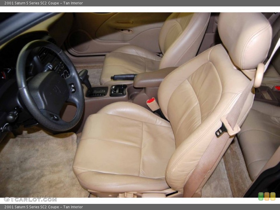 Tan Interior Photo for the 2001 Saturn S Series SC2 Coupe #51624250