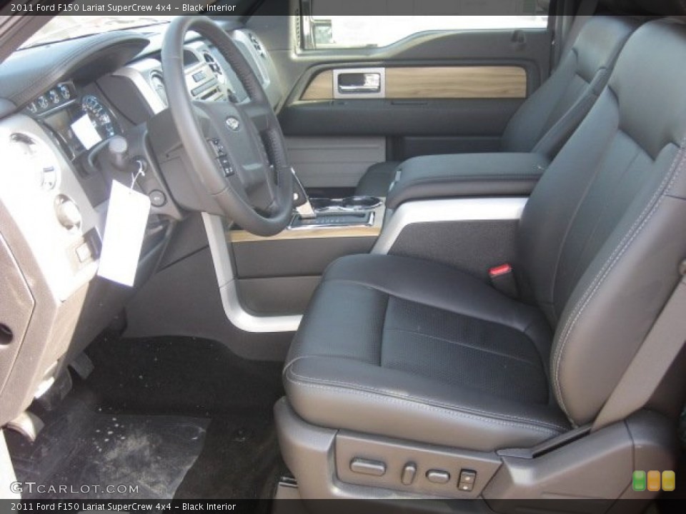 Black Interior Photo for the 2011 Ford F150 Lariat SuperCrew 4x4 #51624508