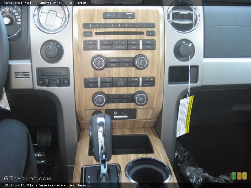 Black Interior Controls for the 2011 Ford F150 Lariat SuperCrew 4x4 #51624538