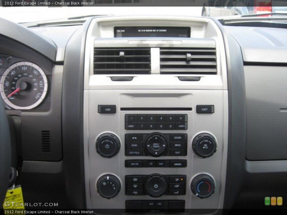 Charcoal Black Interior Controls for the 2012 Ford Escape Limited #51624640