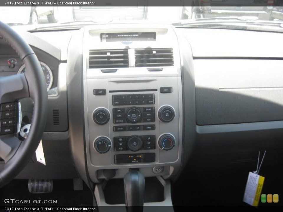 Charcoal Black Interior Controls for the 2012 Ford Escape XLT 4WD #51624754