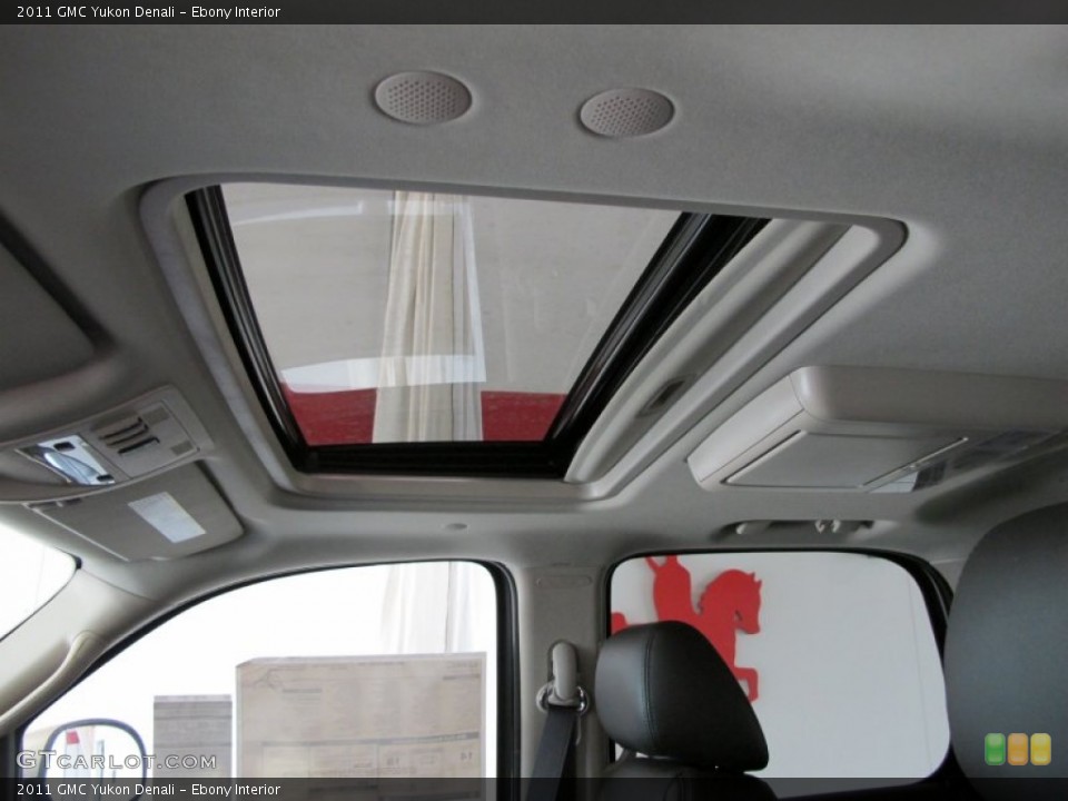 Ebony Interior Sunroof for the 2011 GMC Yukon Denali #51625435