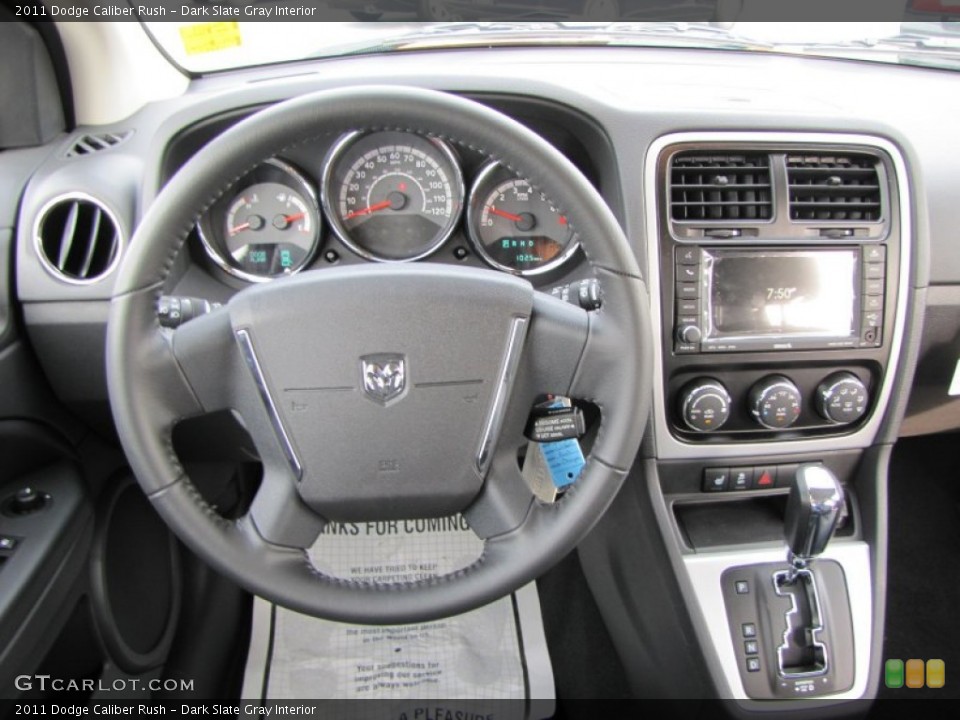 Dark Slate Gray Interior Dashboard for the 2011 Dodge Caliber Rush #51626614