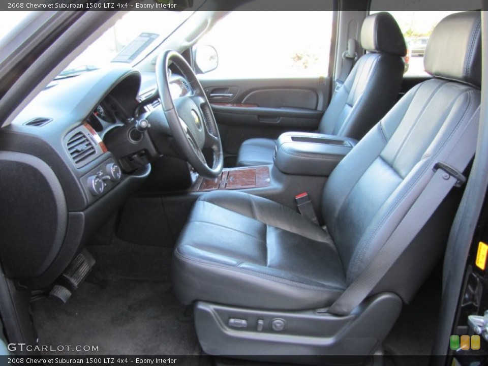 Ebony Interior Photo for the 2008 Chevrolet Suburban 1500 LTZ 4x4 #51627966