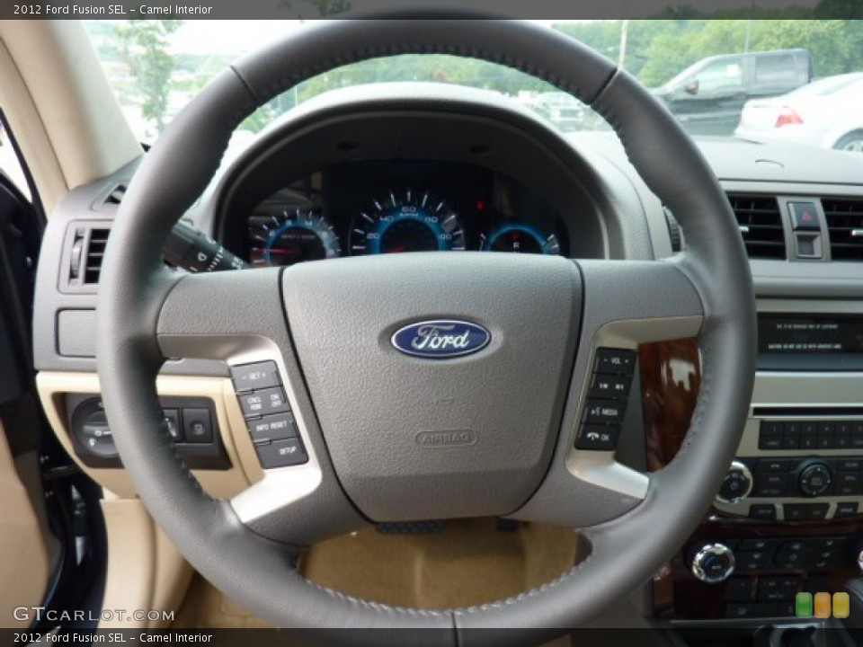 Camel Interior Steering Wheel for the 2012 Ford Fusion SEL #51629998