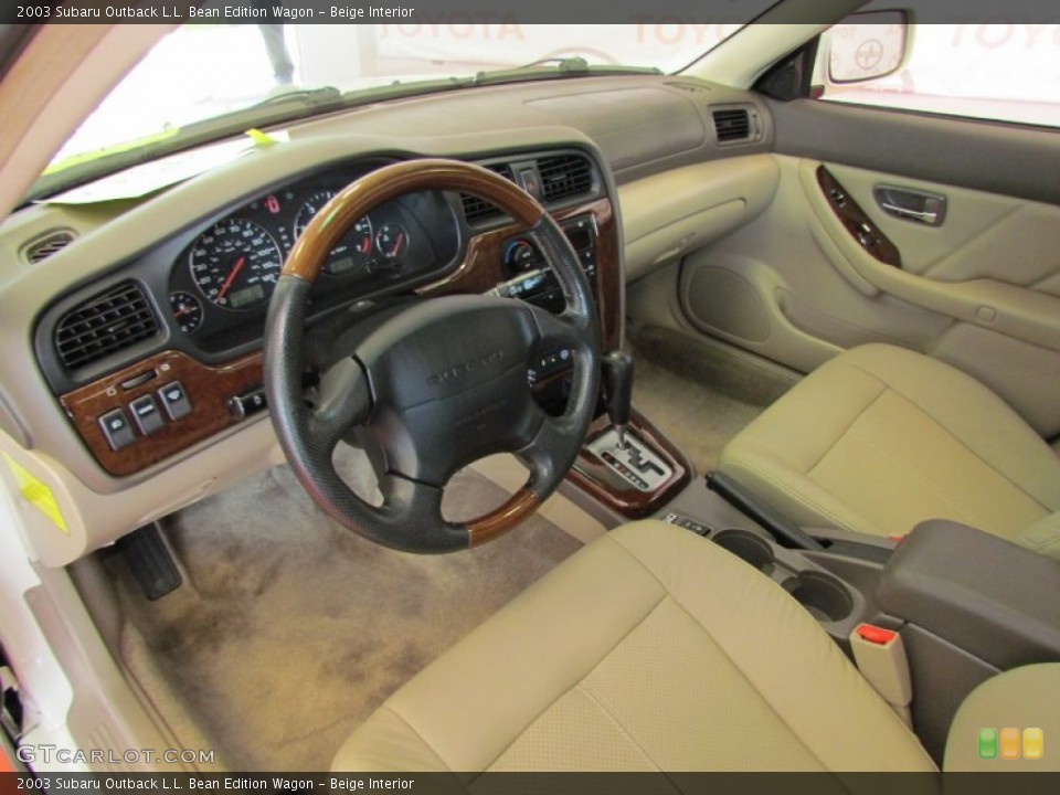 Beige Interior Photo for the 2003 Subaru Outback L.L. Bean Edition Wagon #51630292
