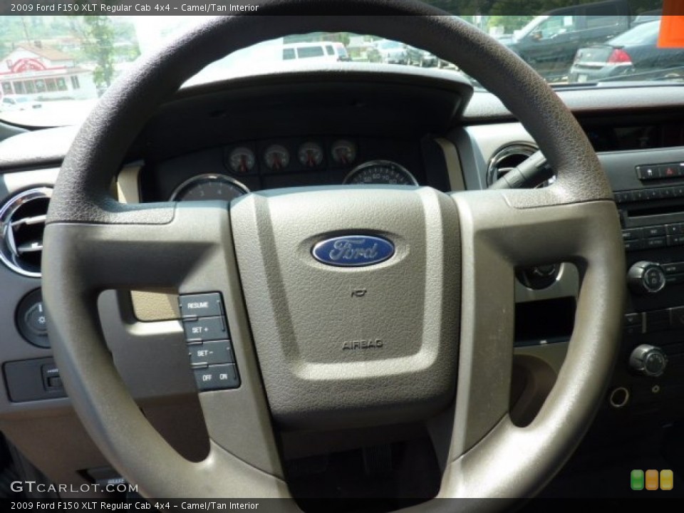 Camel/Tan Interior Steering Wheel for the 2009 Ford F150 XLT Regular Cab 4x4 #51634864