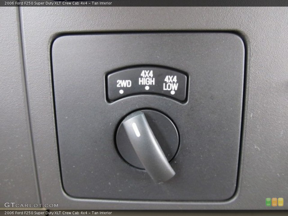 Tan Interior Controls for the 2006 Ford F250 Super Duty XLT Crew Cab 4x4 #51636151
