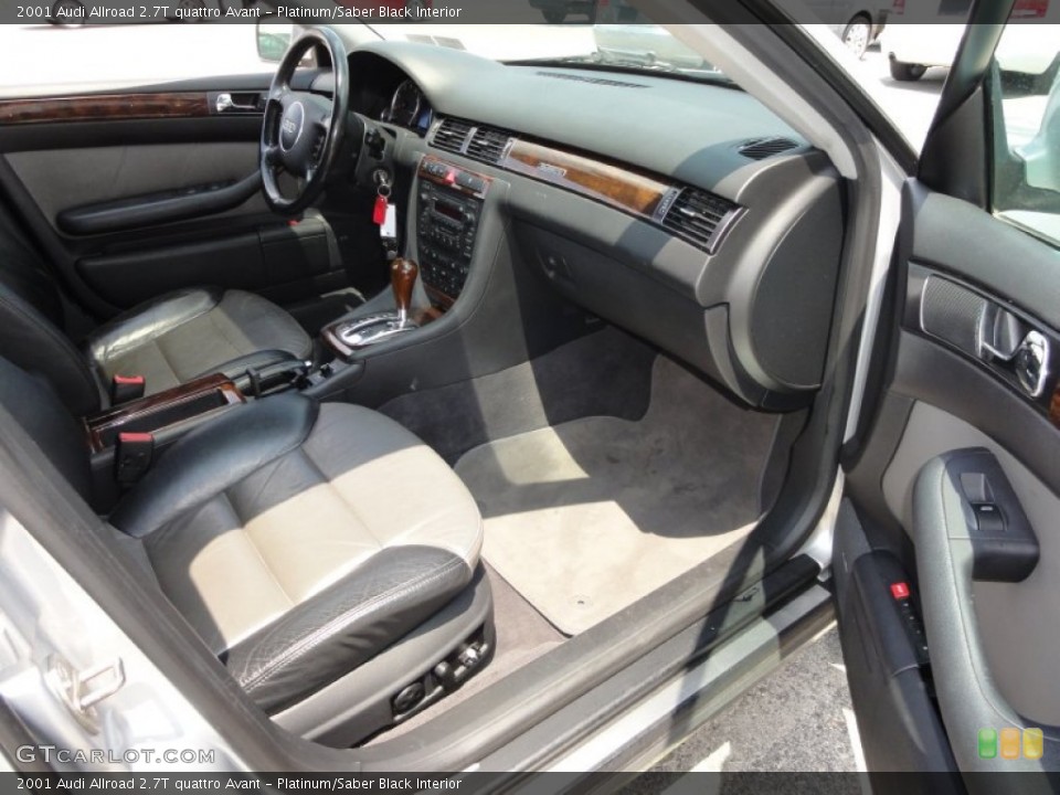 Platinum/Saber Black Interior Photo for the 2001 Audi Allroad 2.7T quattro Avant #51638251