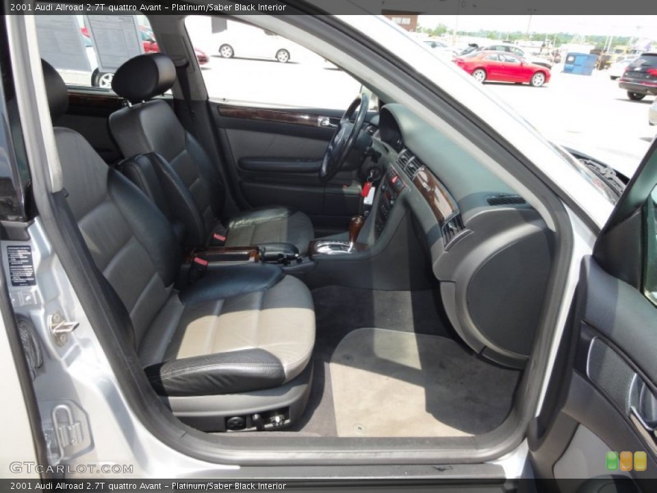 Platinum/Saber Black Interior Photo for the 2001 Audi Allroad 2.7T quattro Avant #51638287