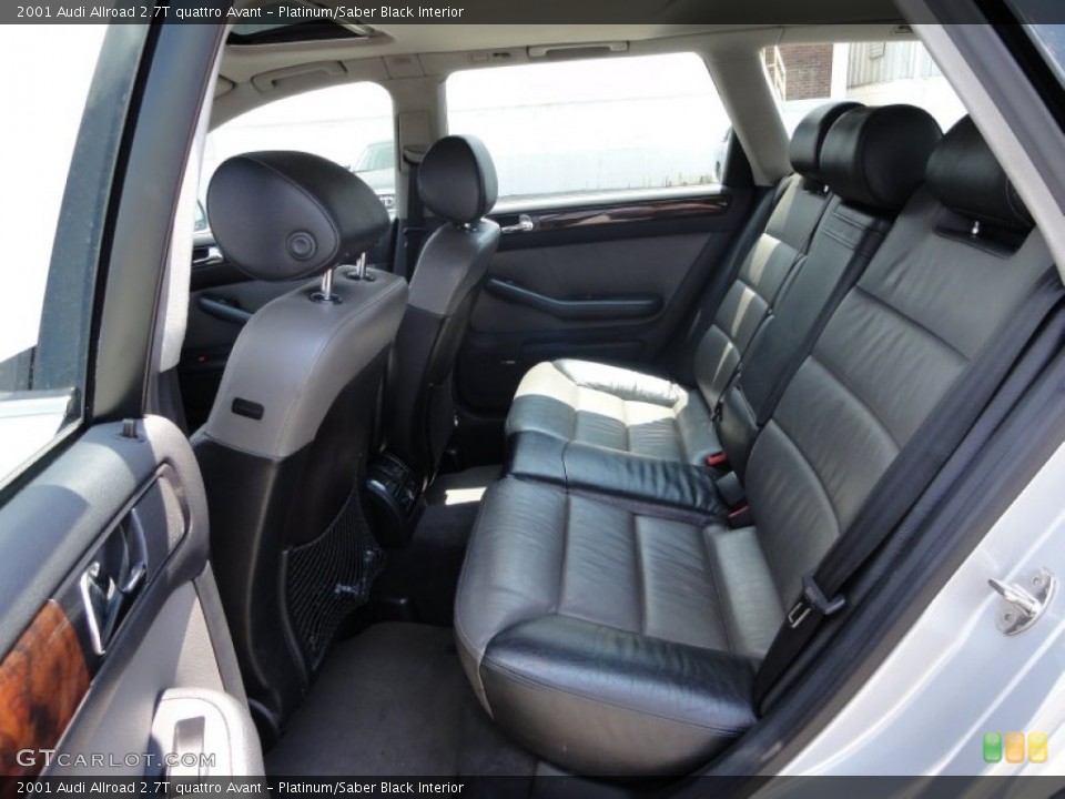 Platinum/Saber Black Interior Photo for the 2001 Audi Allroad 2.7T quattro Avant #51638404