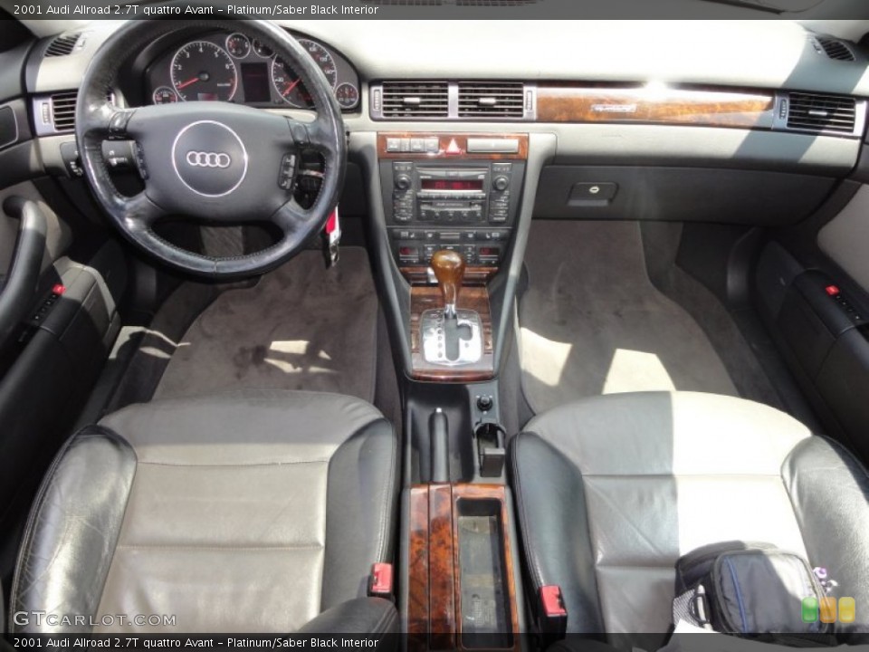 Platinum/Saber Black Interior Dashboard for the 2001 Audi Allroad 2.7T quattro Avant #51638434