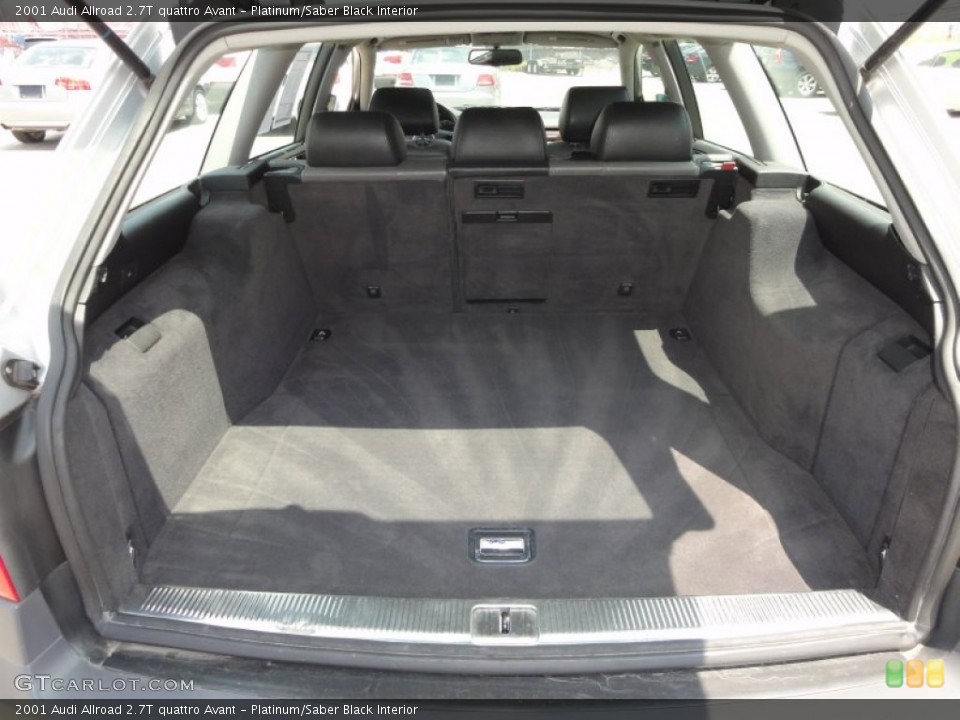Platinum/Saber Black Interior Trunk for the 2001 Audi Allroad 2.7T quattro Avant #51638491