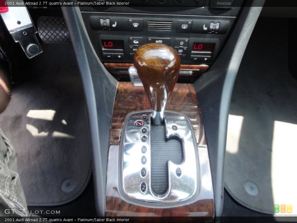 Platinum/Saber Black Interior Transmission for the 2001 Audi Allroad 2.7T quattro Avant #51638692