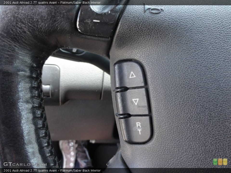 Platinum/Saber Black Interior Controls for the 2001 Audi Allroad 2.7T quattro Avant #51638779