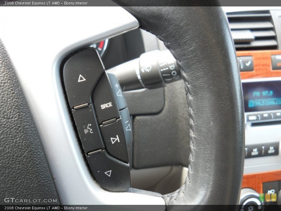 Ebony Interior Controls for the 2008 Chevrolet Equinox LT AWD #51639223