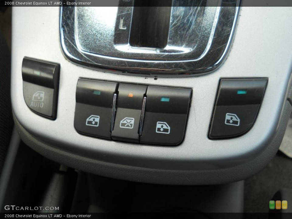 Ebony Interior Controls for the 2008 Chevrolet Equinox LT AWD #51639241