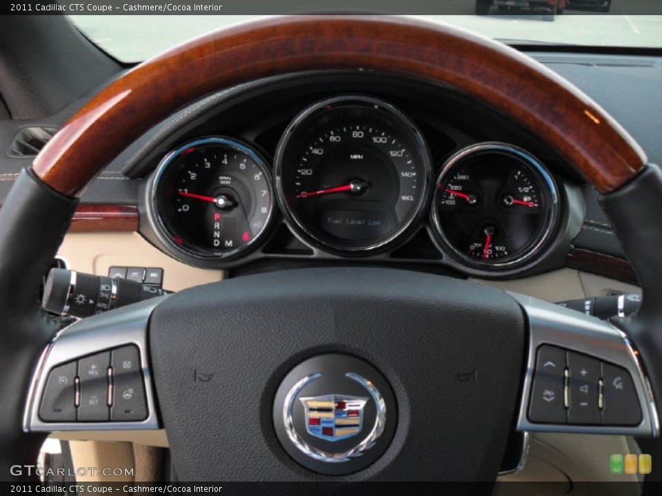 Cashmere/Cocoa Interior Controls for the 2011 Cadillac CTS Coupe #51644731