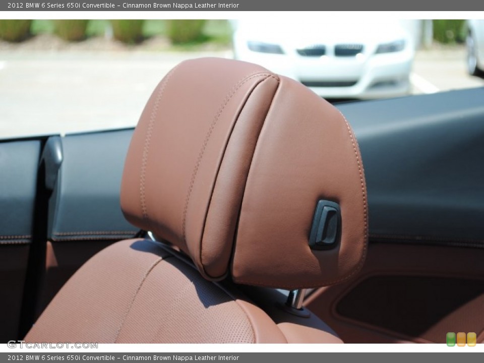 Cinnamon Brown Nappa Leather Interior Photo for the 2012 BMW 6 Series 650i Convertible #51645370